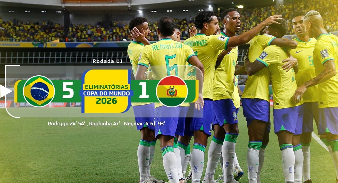 Stunning victory for Brazil in the first match of World Cup qualifiers