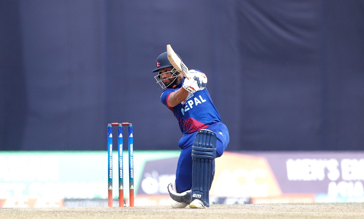 Nepal loses first wicket