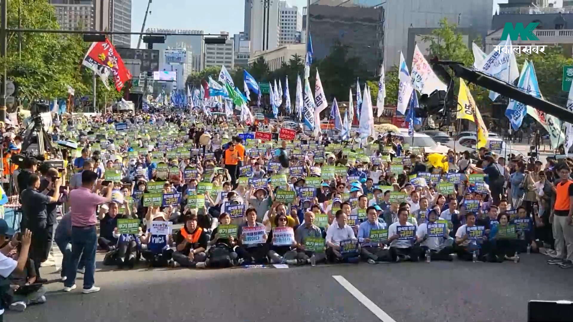 Protests erupted after Japan dumped contaminated water into the ocean