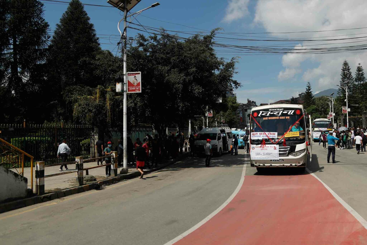 Bus rapid transit service launches from Ratnapark to Suryabinayak