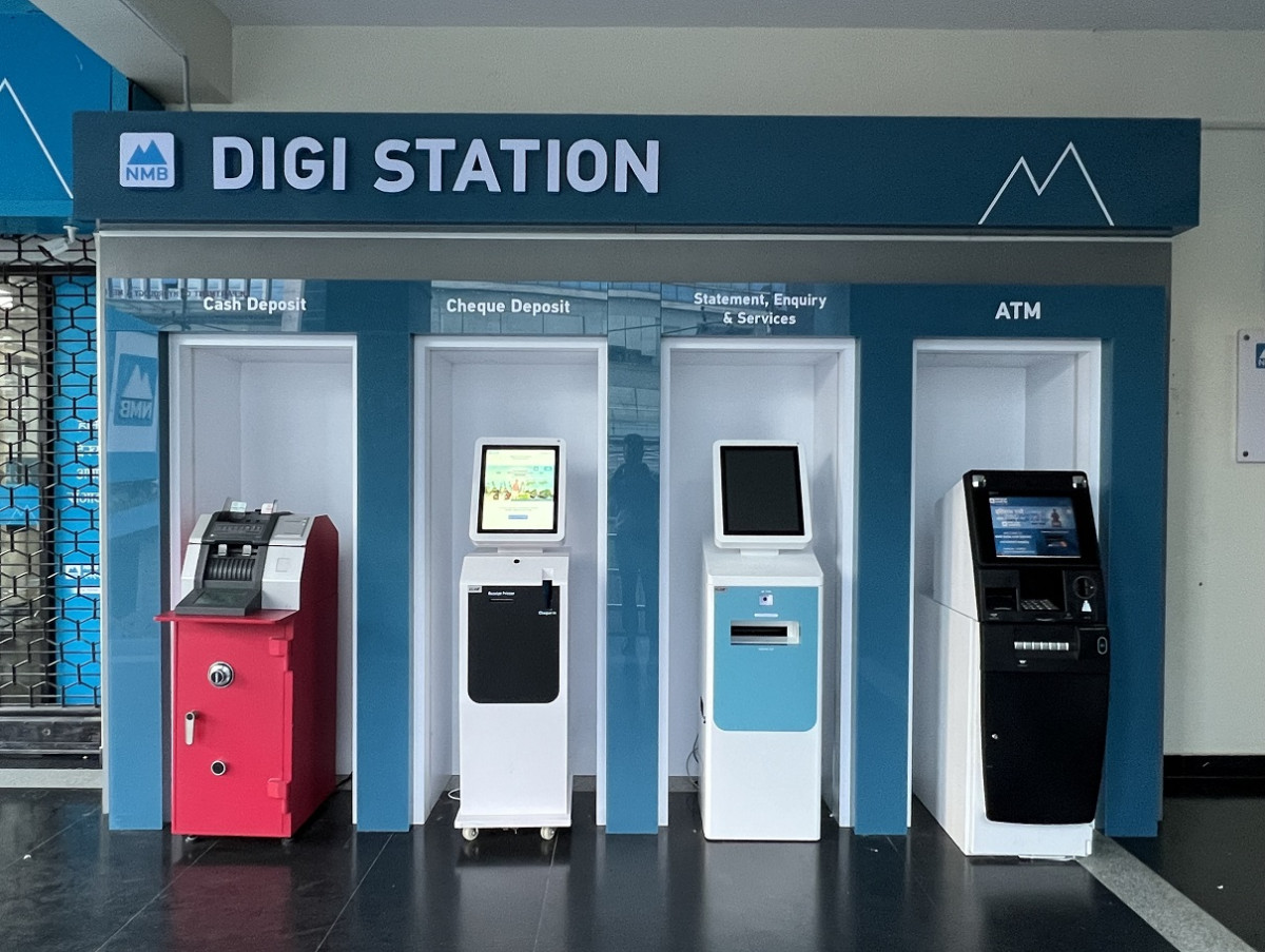 Digi station of NMB Bank in operation, human assistance no longer required