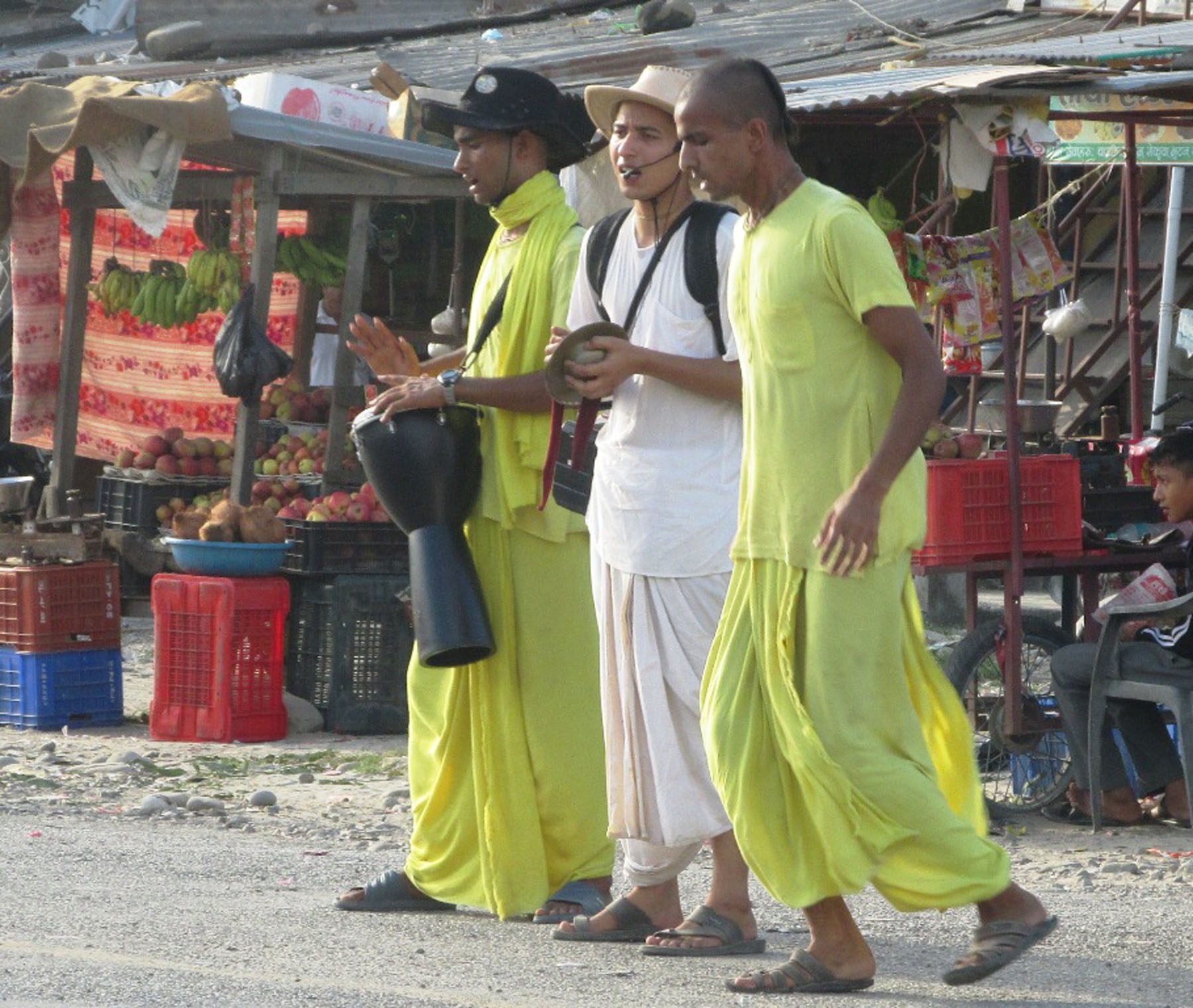 Tharu community observing Krishna Janmastami in traditional way