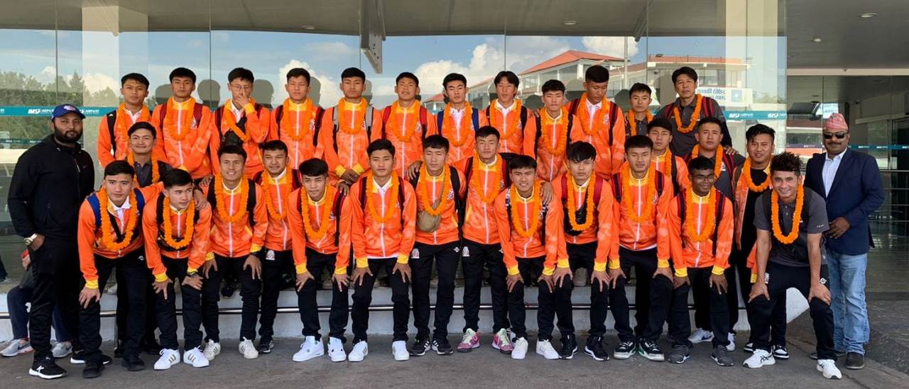 Bhutan team in Nepal to play SAFF U-19