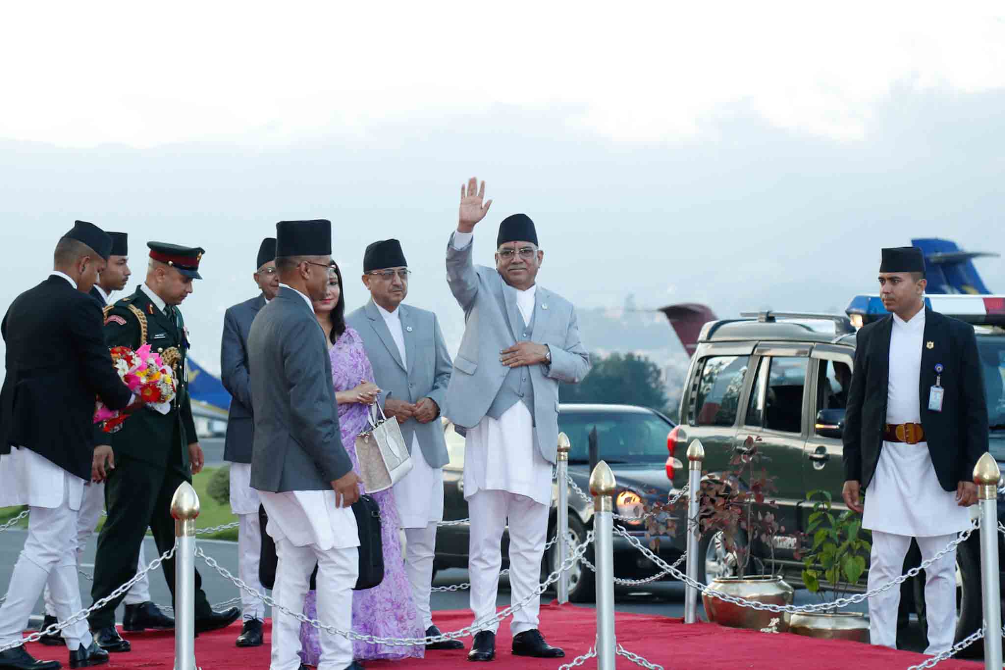 PM Prachanda leaves for America on Saturday (photos)