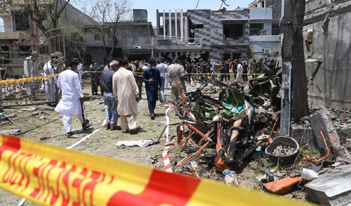 8 killed in rocket launcher shell explosion in southern Pakistan