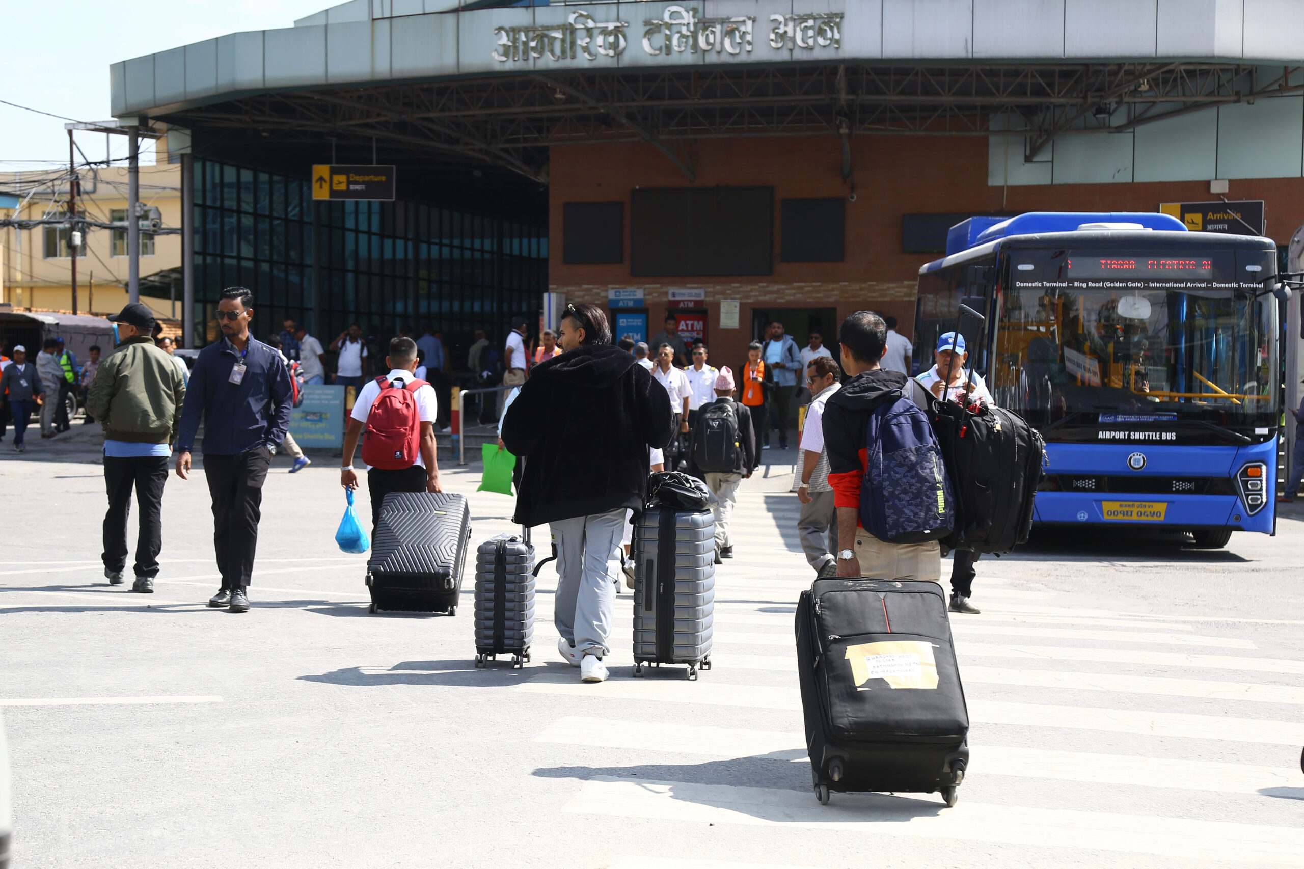 TIA’s domestic terminal bustling as Dashain arrives (photos)