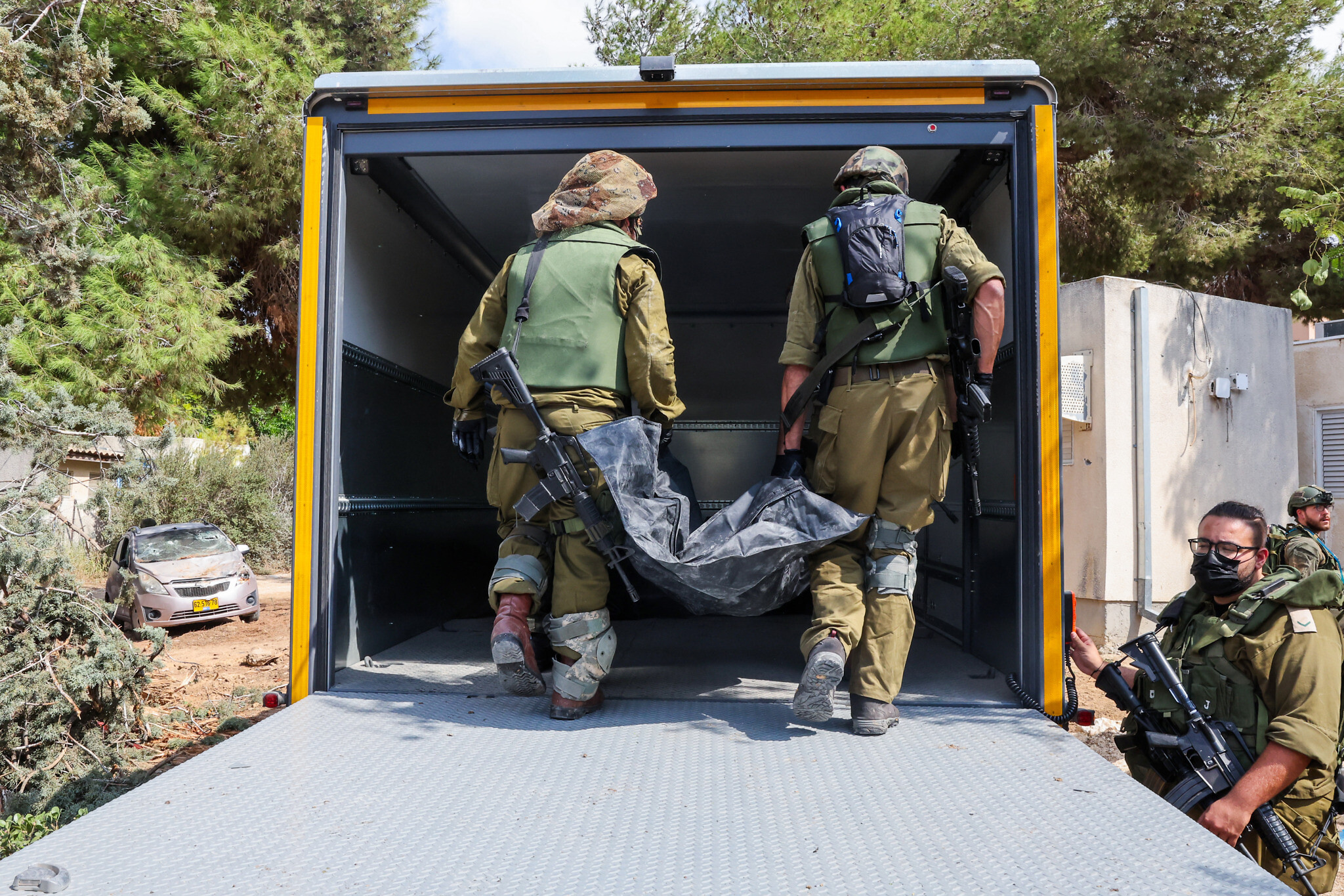 Inside Kfar Aza where Hamas militants killed families in their homes