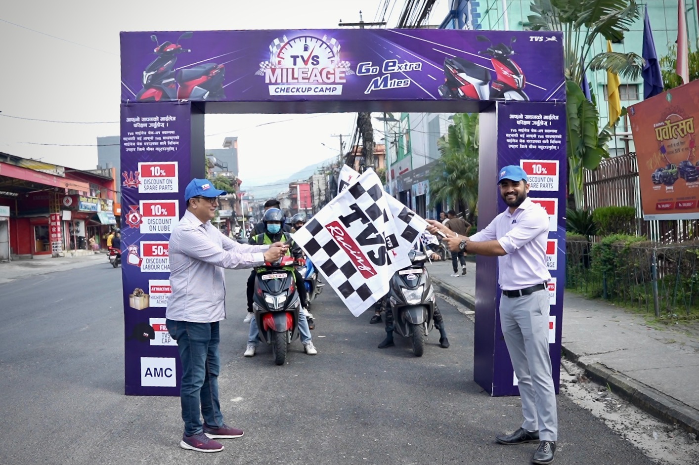 Mileage test NOG ride concluded successfully in Pokhara