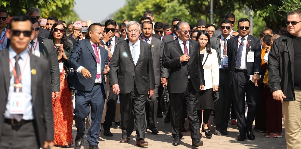 UN Secretary-General & PM Prachanda in Lumbini visit (photos)