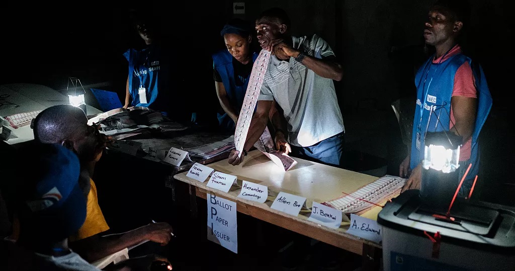 Vote counting underway in Liberia’s general election