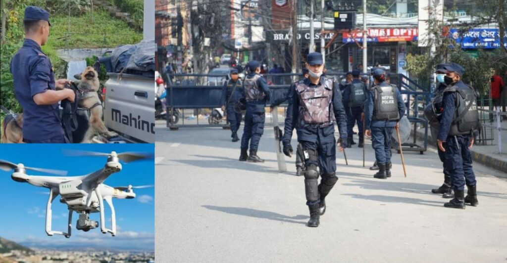 50,500 police mobilized for Dashain/Tihar security: checking with dogs & drone surveillance – English.MakaluKhabar.com