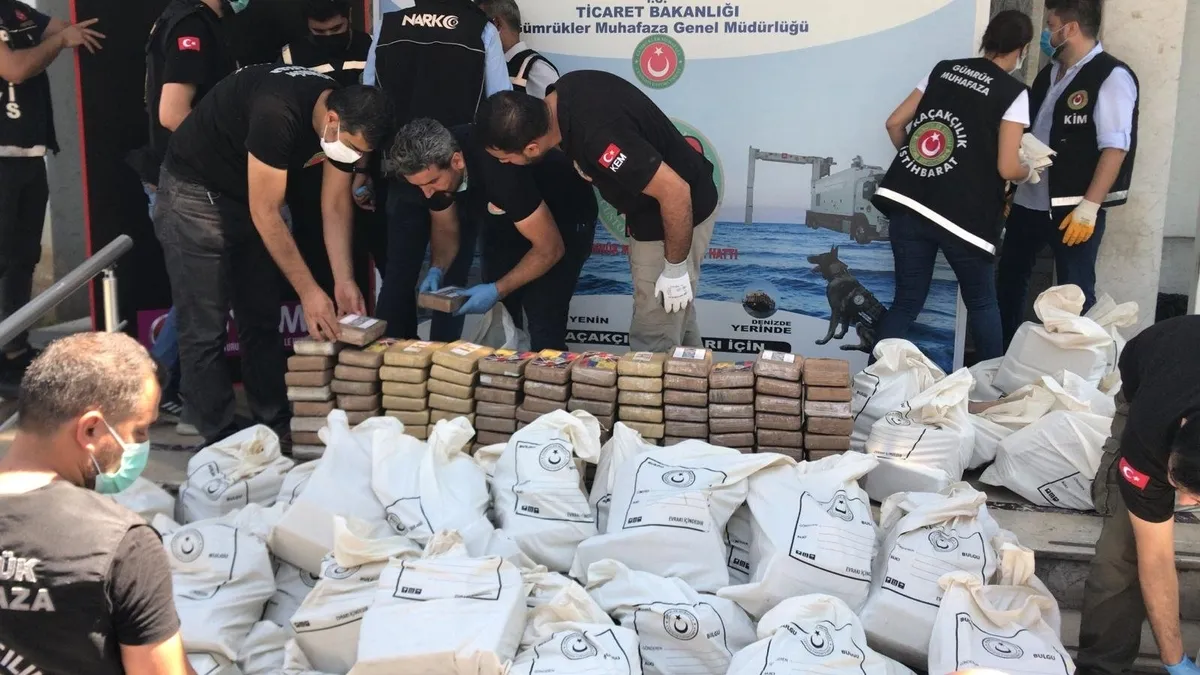 Turkish police seize over one ton of drugs