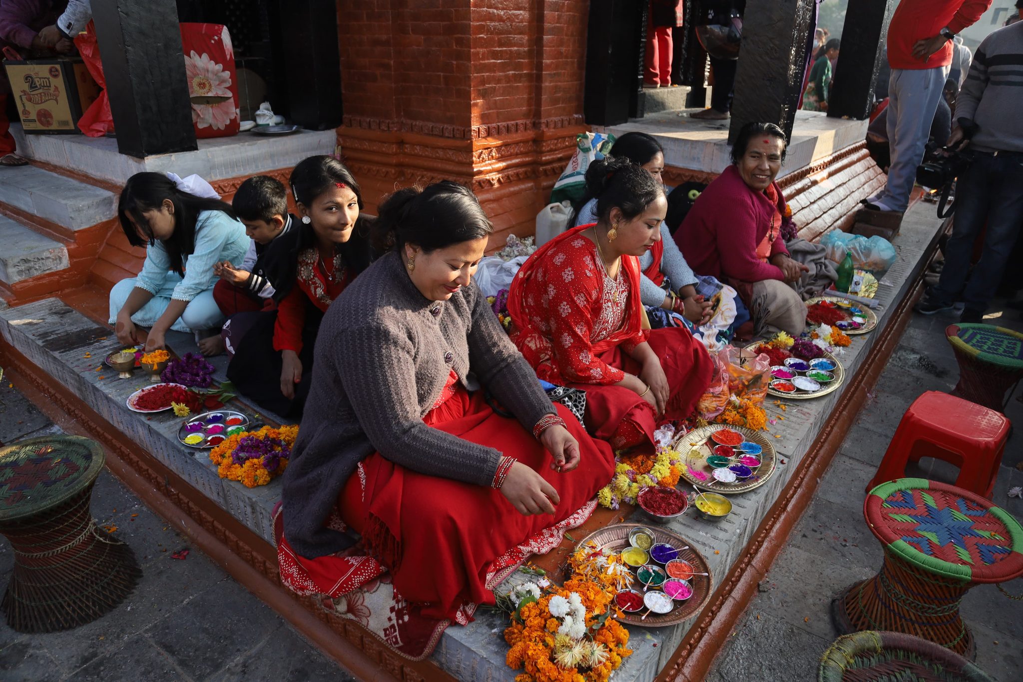 In Pics: Bhai Tika at Balagopaleshwar Temple