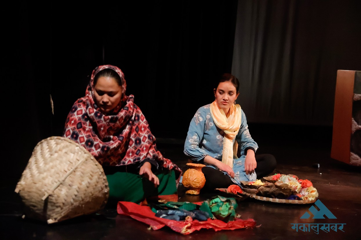 ‘Maanish Harayeako Suchana’ being staged at Mandala Theater (photos)