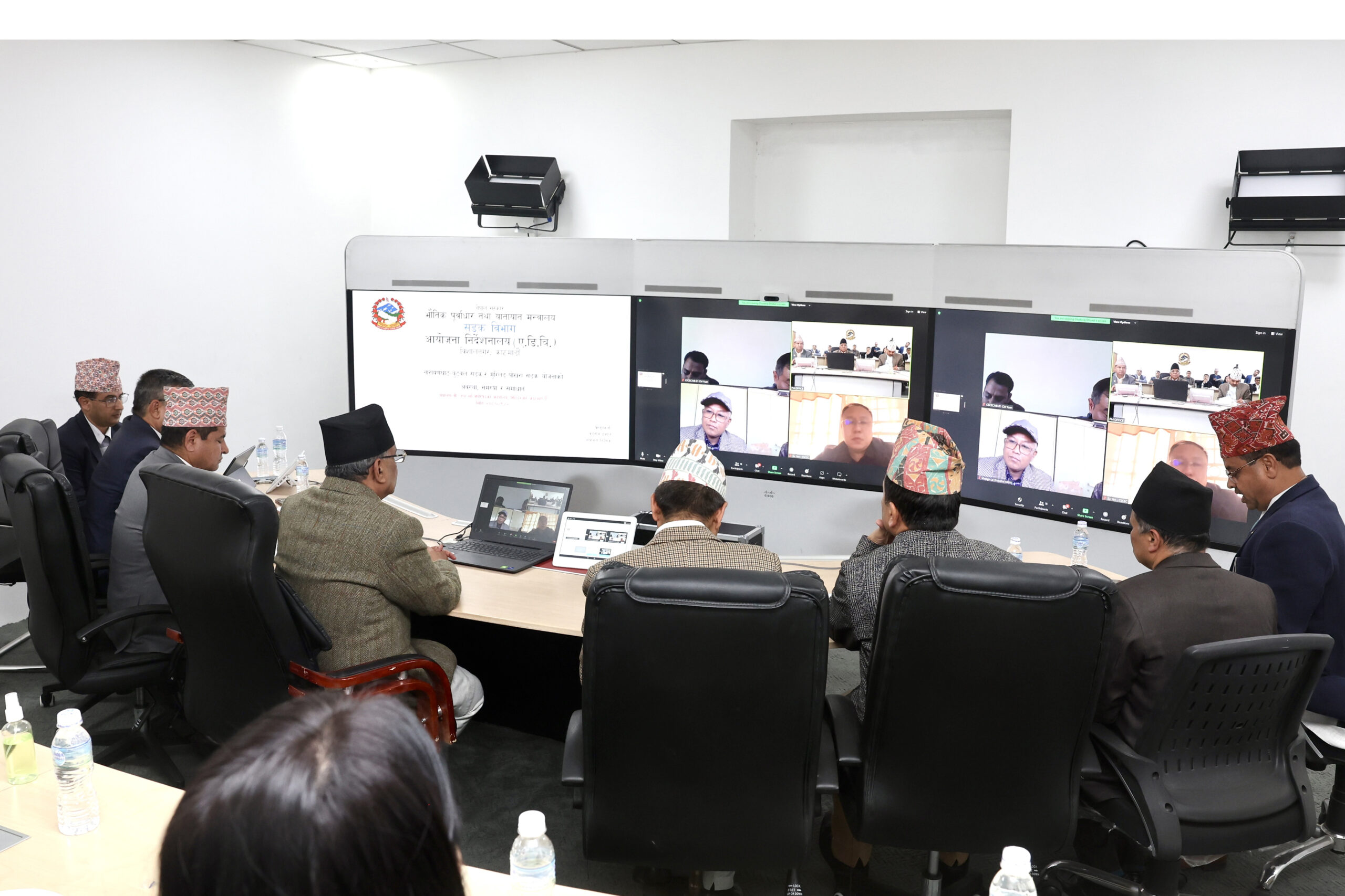 PM Prachanda monitors two road projects from ‘Action Room’