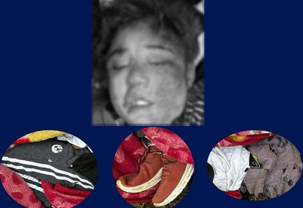 Body of girl found wrapped in blanket