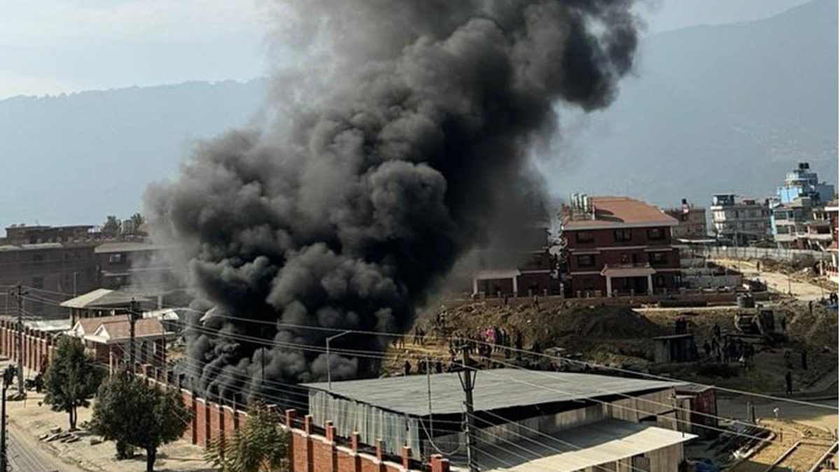 Inferno engulfs under-construction ministerial residence in Bhaisepati