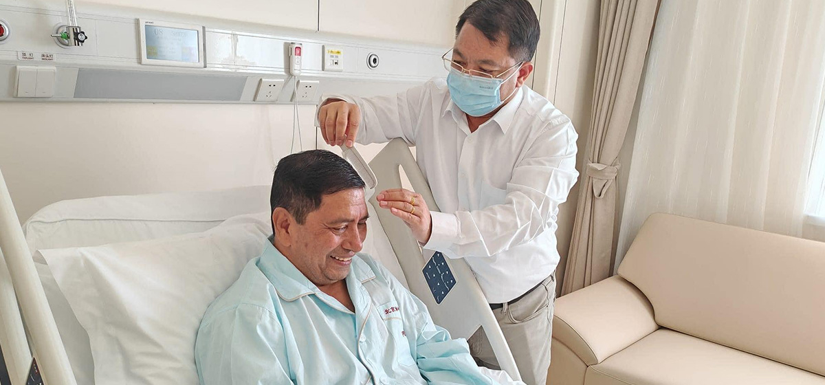 DPM Shrestha undergoes angioplasty surgery, health condition normal