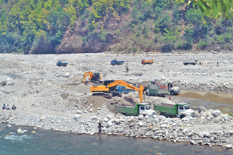 Court order halting extraction of river materials affects Rahughat hydel project