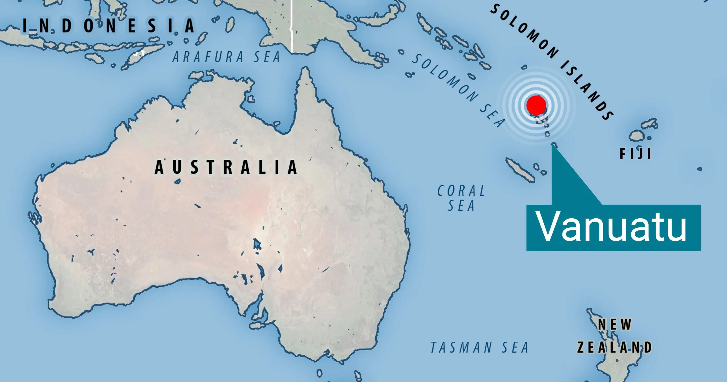 Magnitude 7.1 earthquake strikes Vanuatu in South Pacific