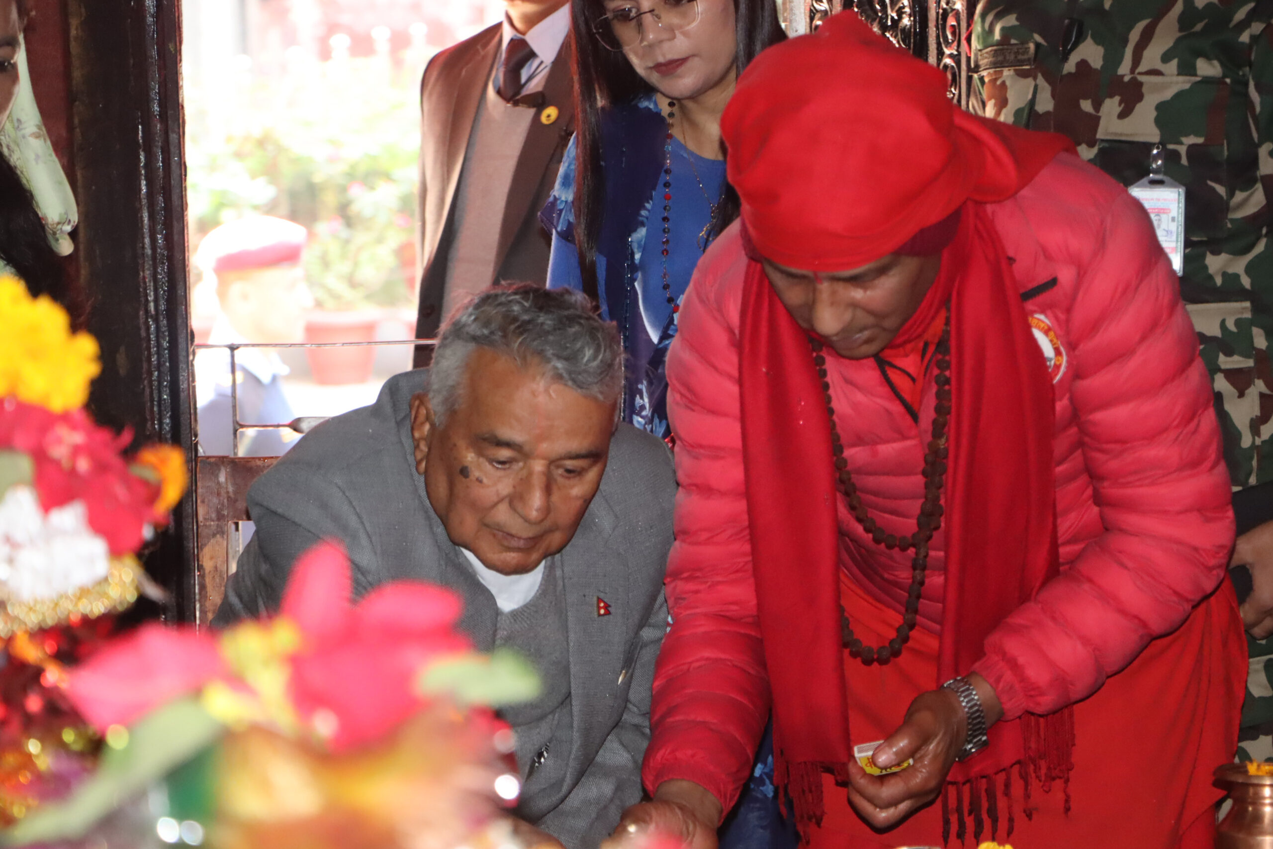 President pays homage to Baglung Kalika