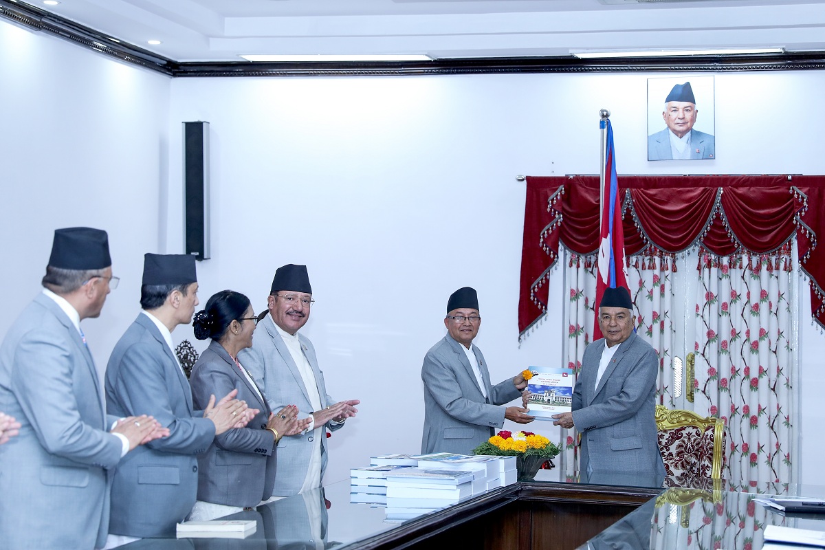 EC submits its annual report to the President