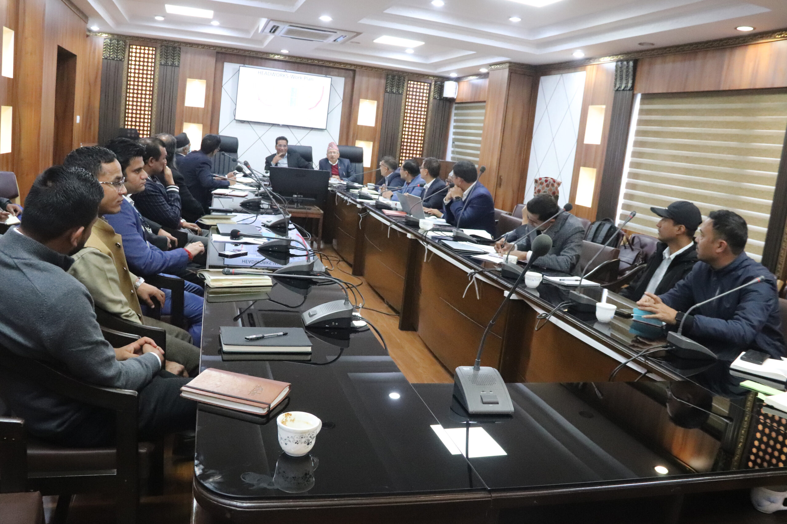 Minister Basnet directs to accelerate construction works of Bheri Babai project