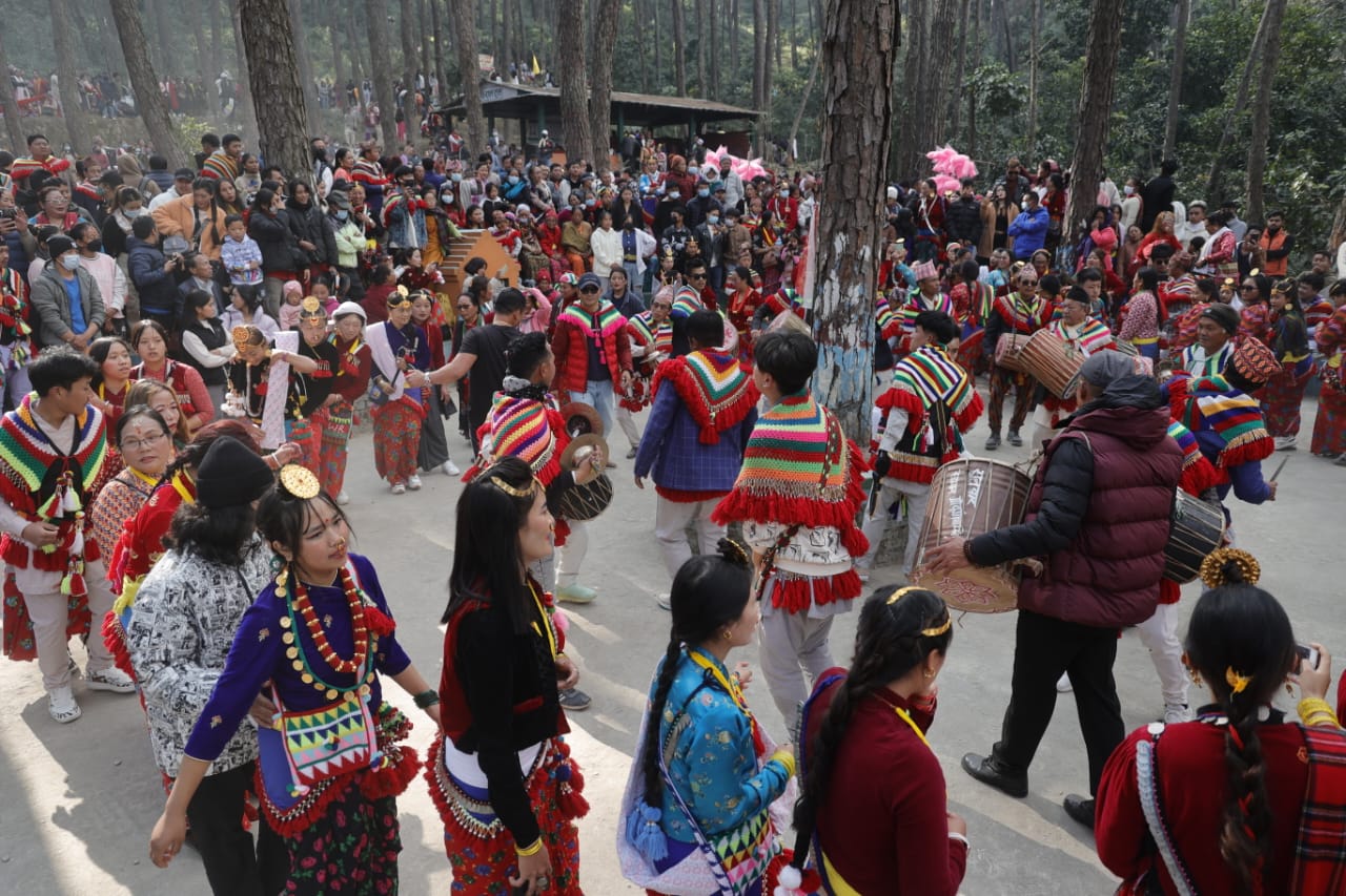 Kirat community celebrating Udhauli festival today