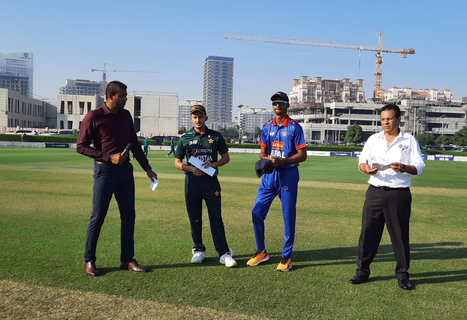 Nepal lost the toss, invited to bat first