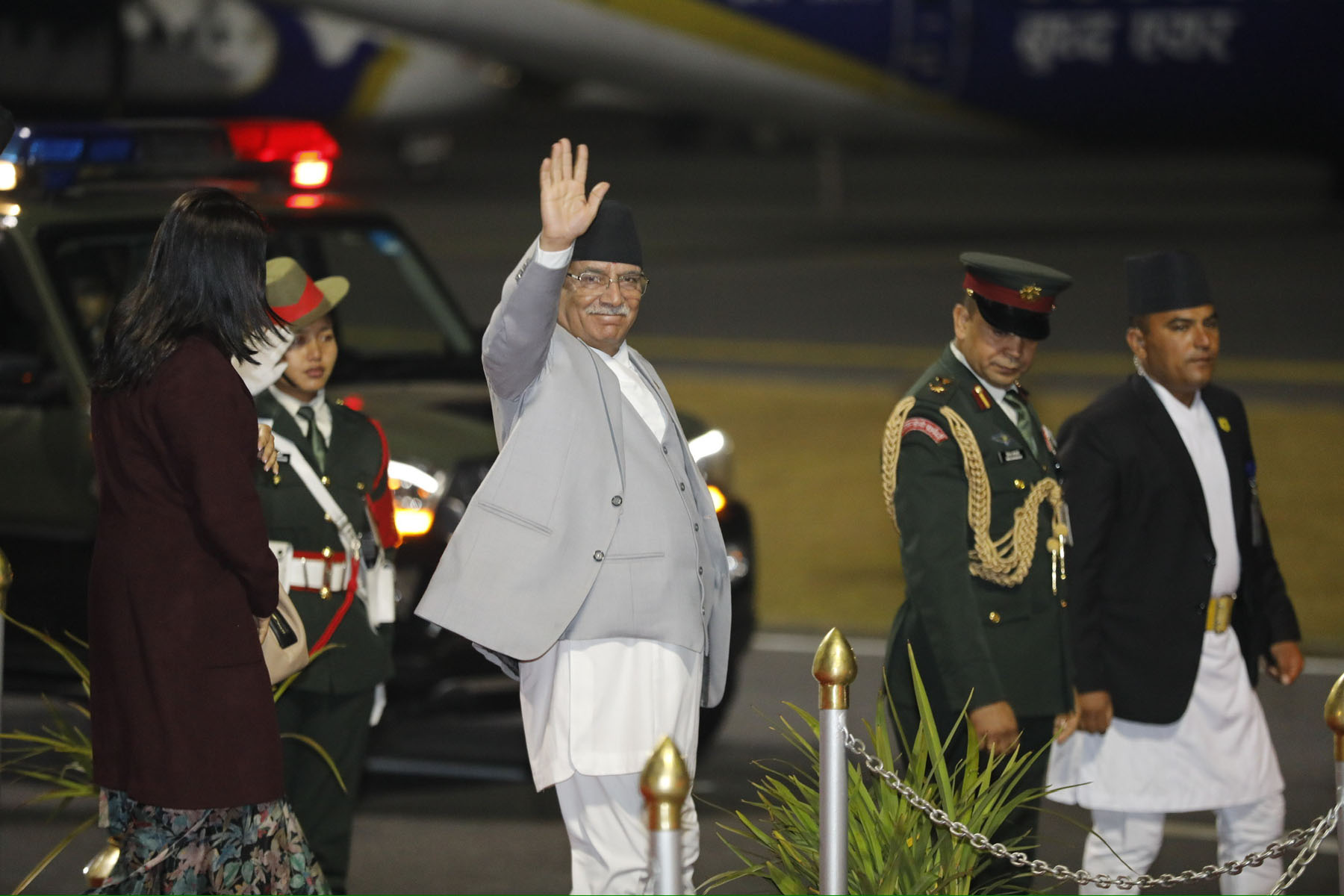 Prime Minister Dahal leaves for Uganda