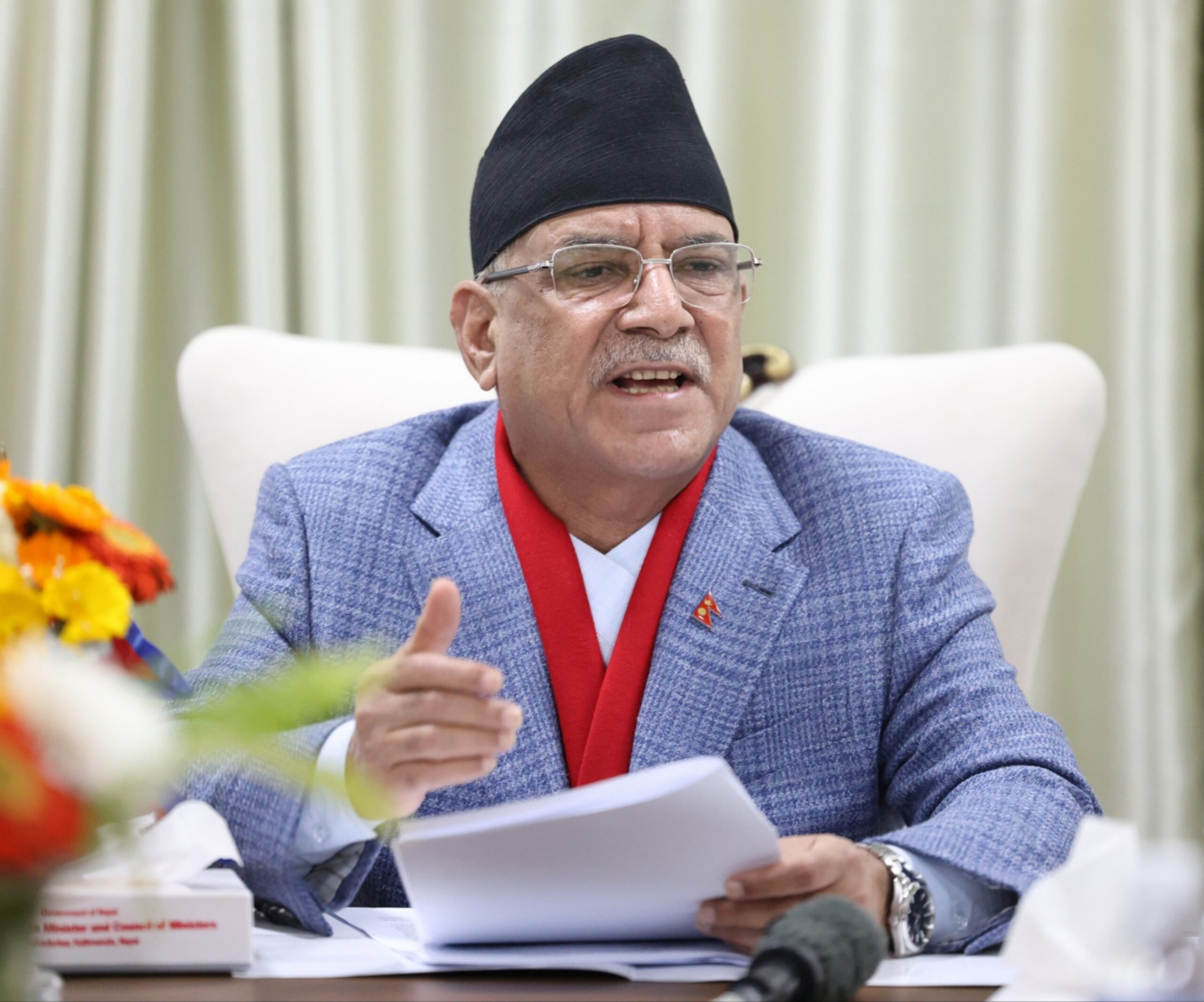 Dahal calls for unity among progressive forces to institutionalise achievements