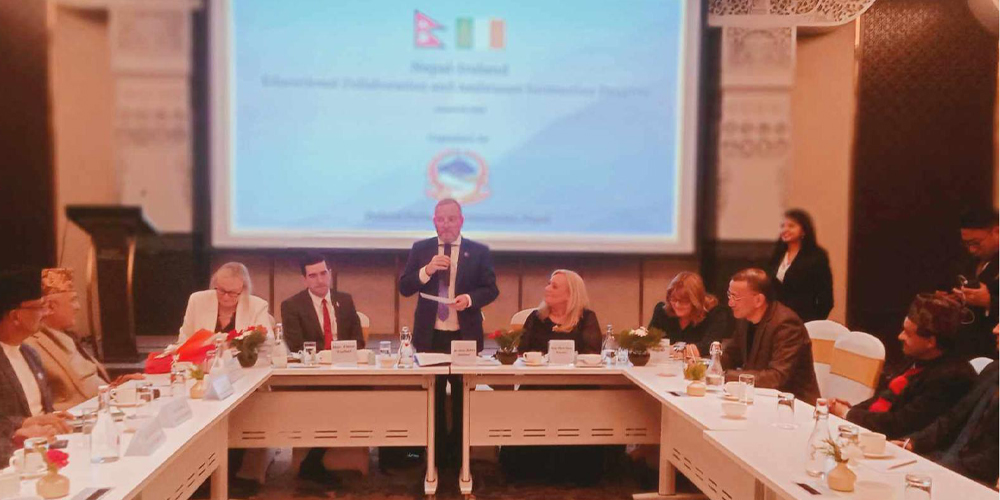 Discussion on cooperation in education between Nepal and Ireland