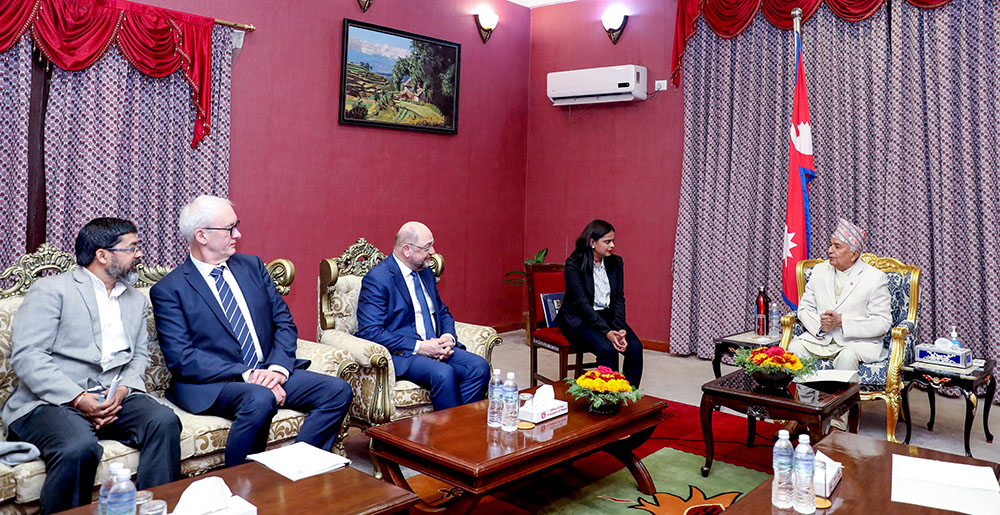 FES Global President pays courtesy call on President Paudel