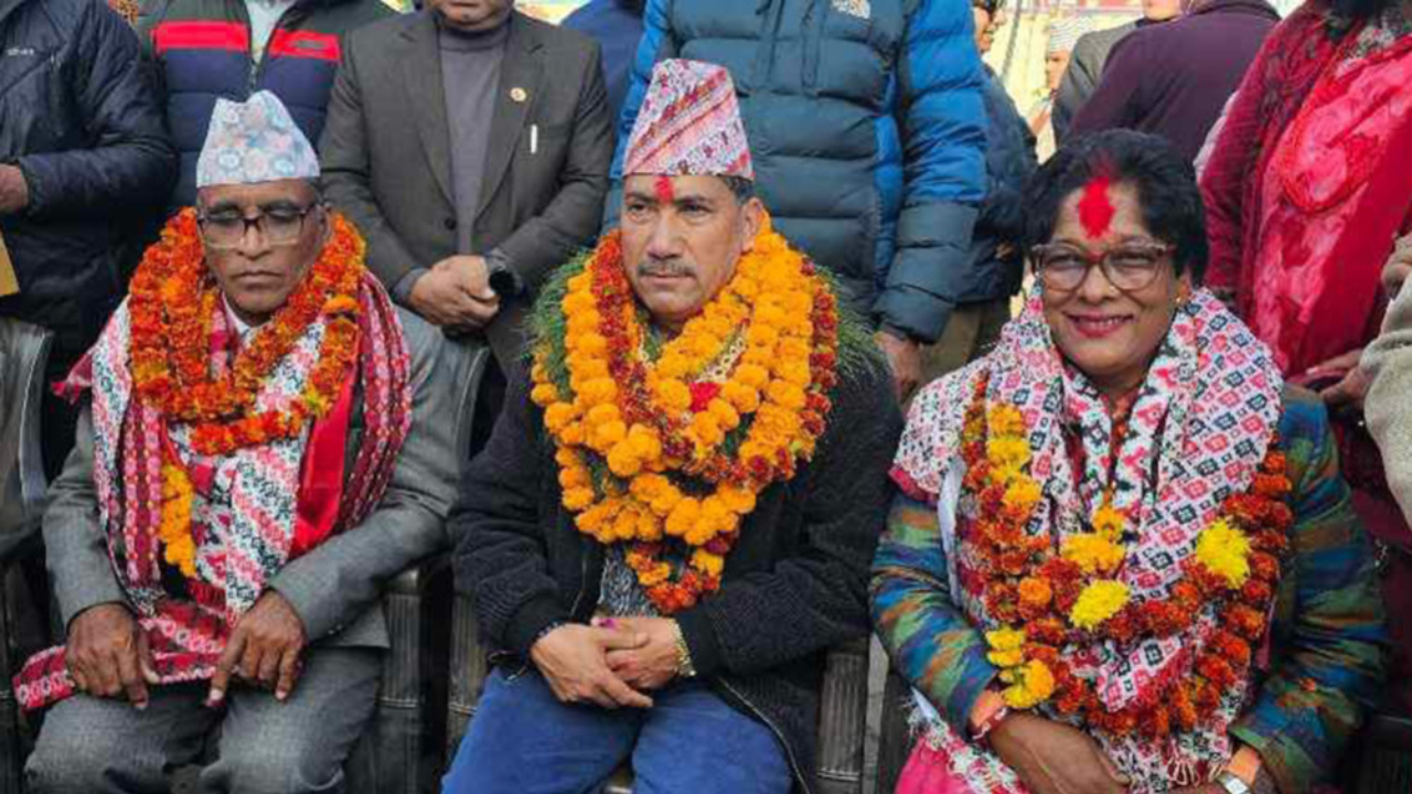Savitri, Bishnu & Krishna of the alliance emerged victory in Karnali