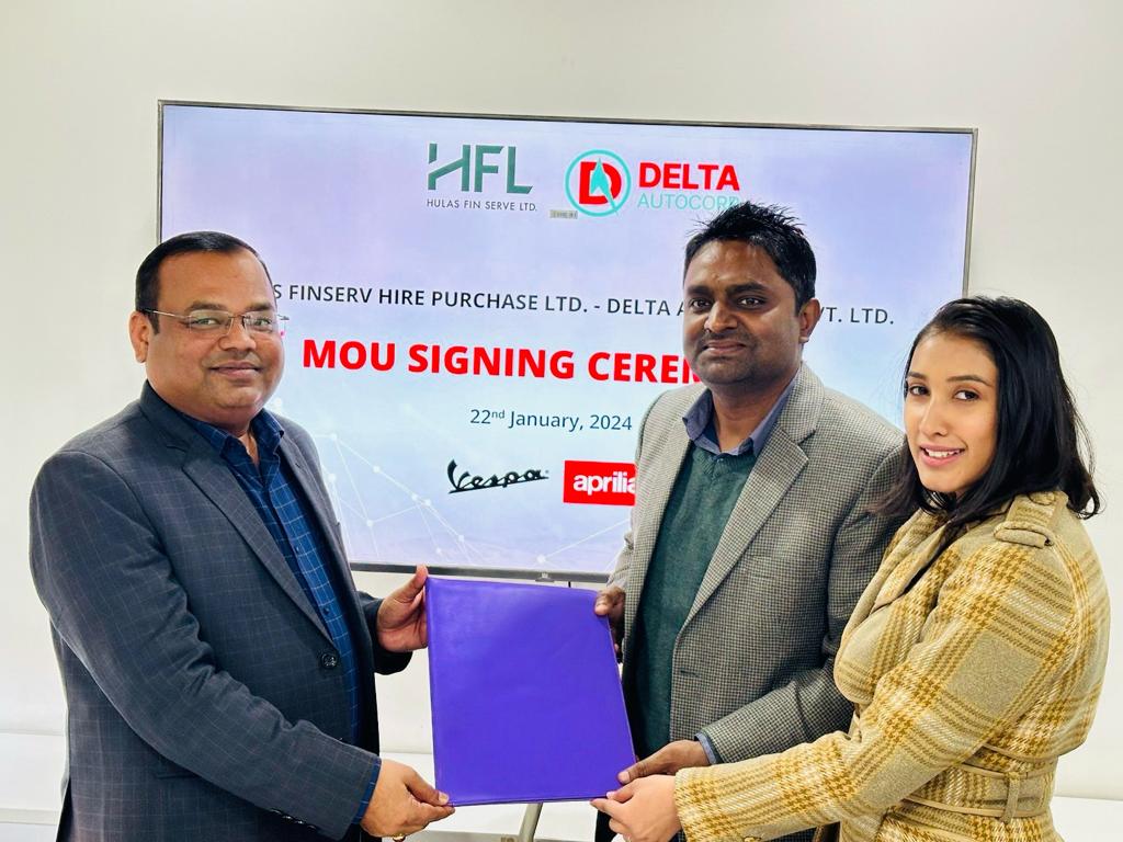 Vespa/Aprilia joins hands with Hulas Finserv Hire Purchase Ltd. to offer financing solutions to customers