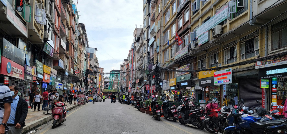KMC implements parking ban on New Road blacktopped roads, alternative parking at Kathmandu Tower