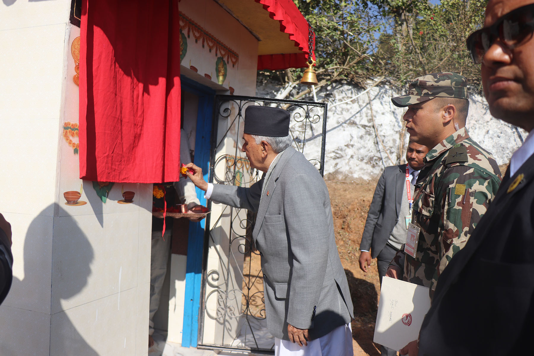 President Paudel in Tanahun