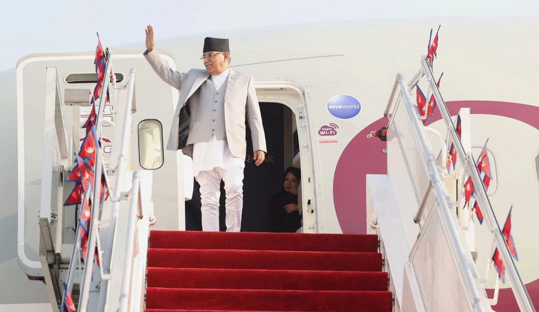 PM returned home , after a  three-day visit to Uganda