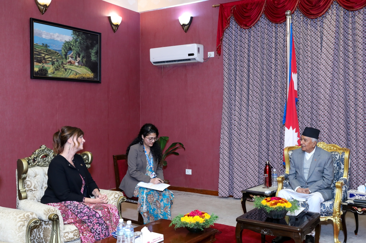 Australian ambassador pays courtesy call on President