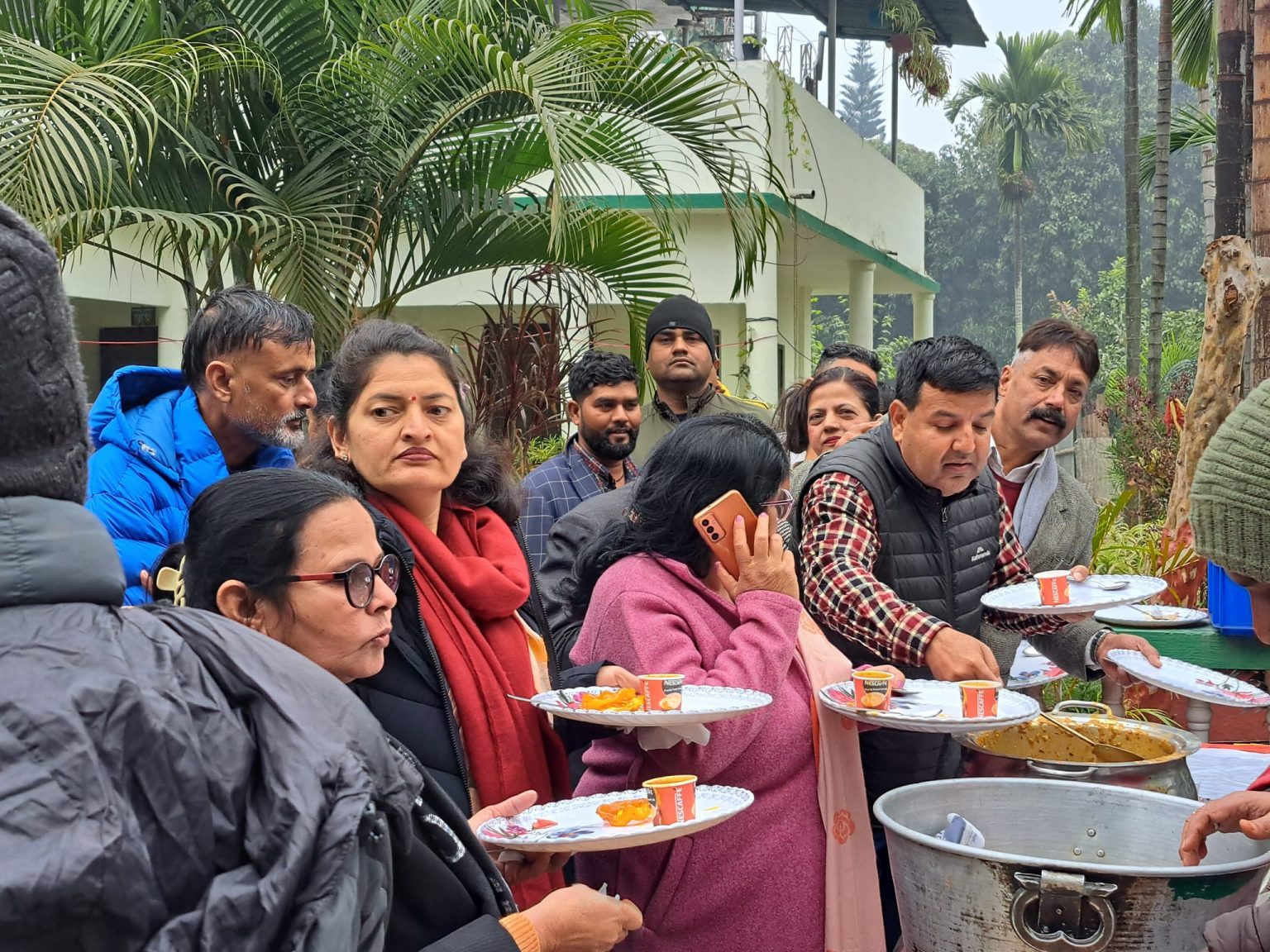 In Pics: Tea reception in Koirala’s residence