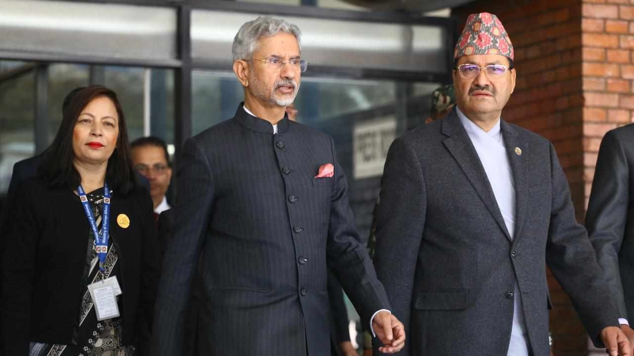 Indian Foreign Minister Jaishankar arrives in Kathmandu