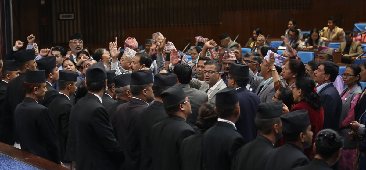 Uproar in parliament as opposition alleges exclusion during ongoing session