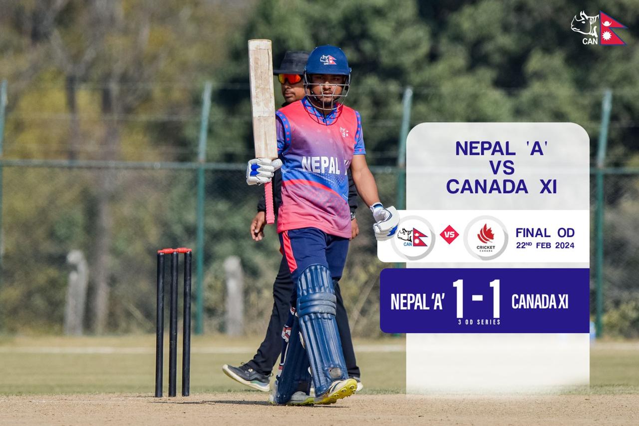 Nepal A facing Canada XI in decisive ODI clash today