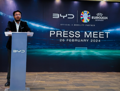 BYD- the Official e-Mobility partner of UEFA EURO 2024, announces “Nepali  Aba Euro Cup Ma” scheme –