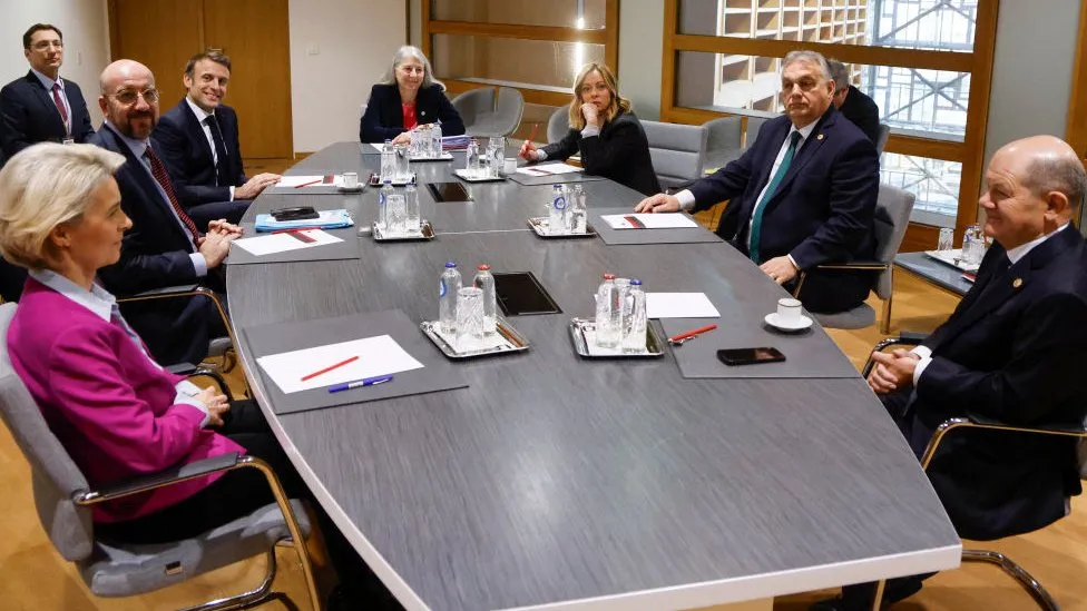 Ukraine support package worth €50bn agreed by EU leaders