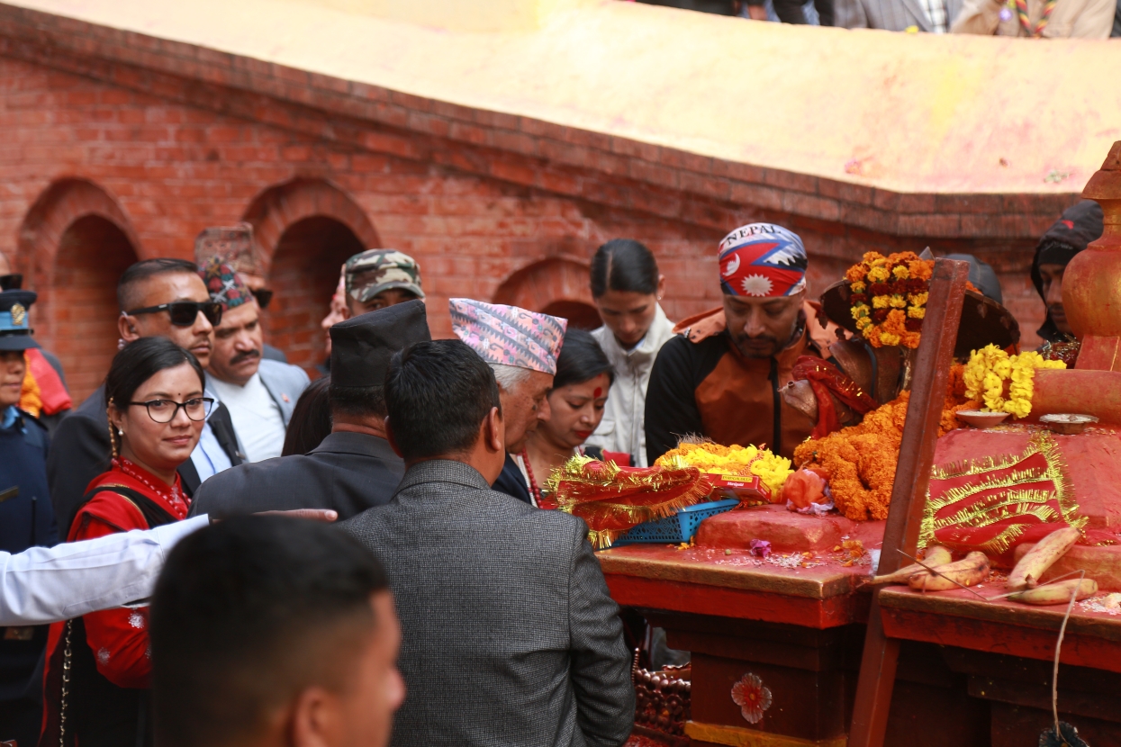 President Paudel observes Madhavnarayan Mela