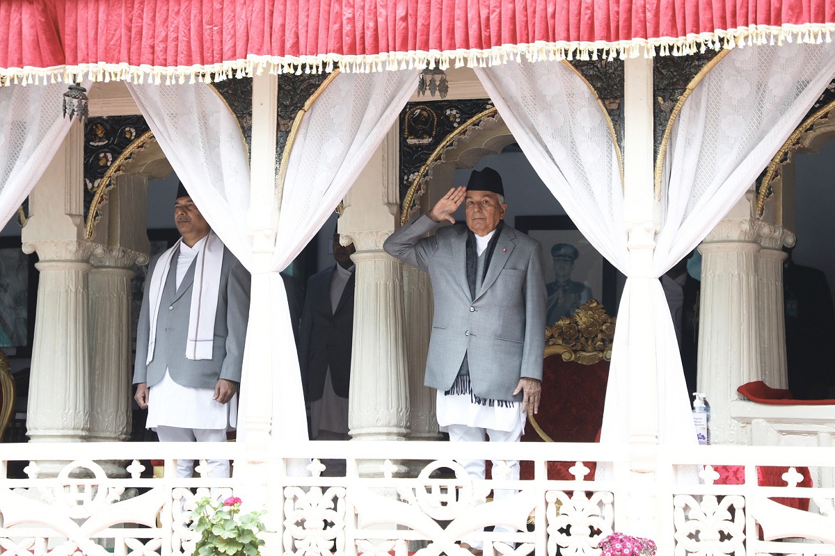 President Paudel attends Basanta Shravan ceremony