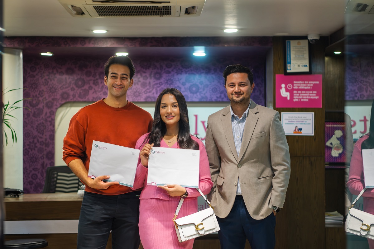 Priyanka, Ayushmann and Ayanka as Vatsalya’s brand ambassadors