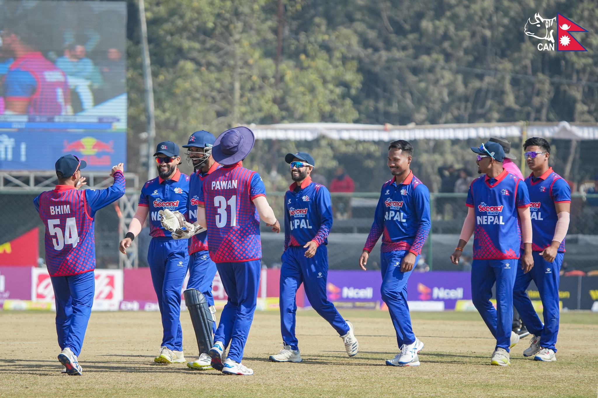 Nepal’s ‘clean sweep’ in the series against Canada