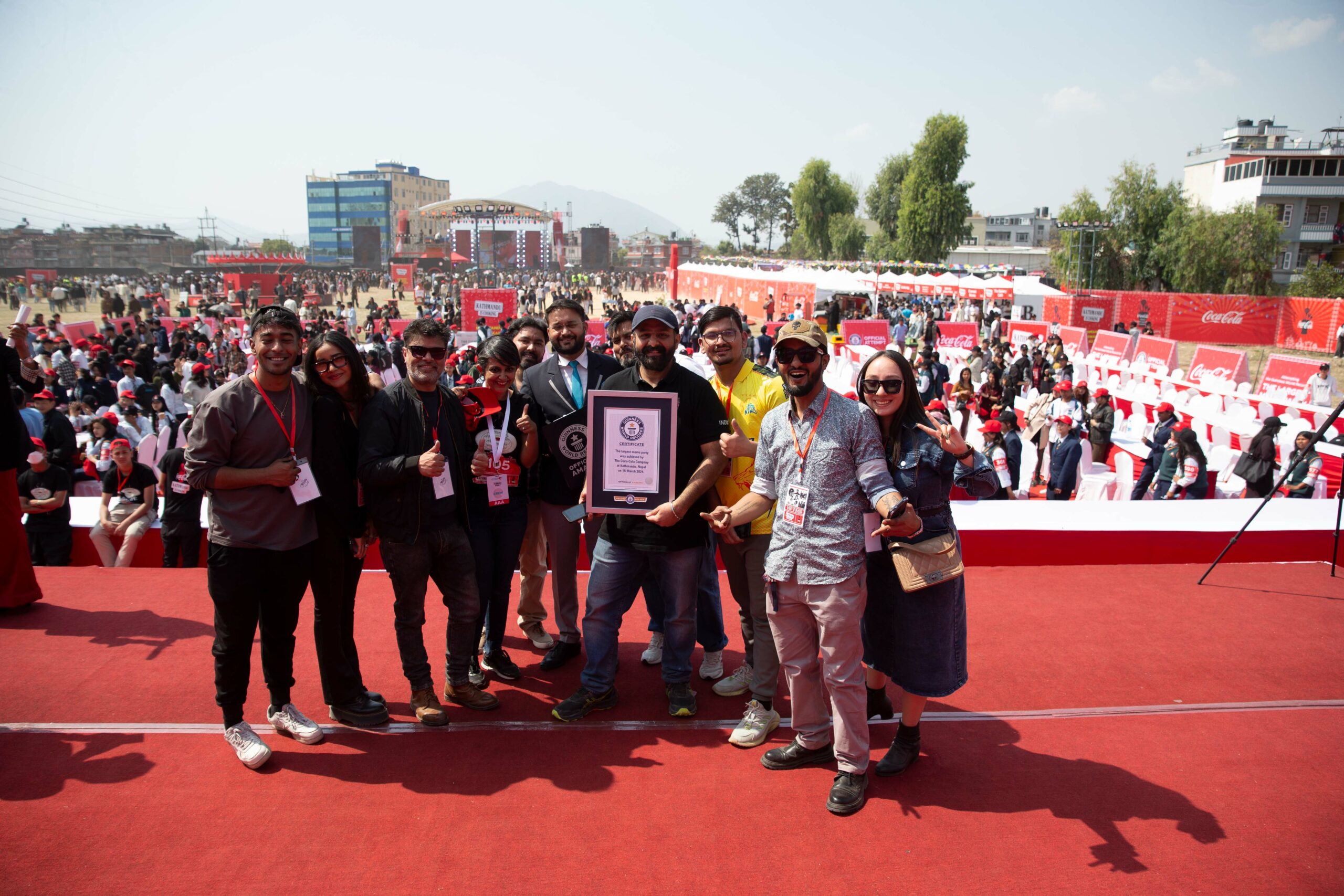 Coca-Cola makes Guinness World Record for ‘The Largest Momo Party’ in Nepal